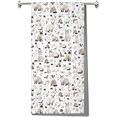 G2TUP Ragdoll Cat Kitchen Towel (Ragdoll Cat Kt, Floral Pattern, 16" x 24", 80% Polyester, 20% Polymer, Cotton, 1 Count, Skin Friendly)