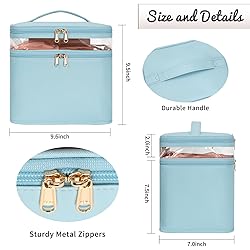 OCHEAL Large Makeup Bag, Double Layer Makeup