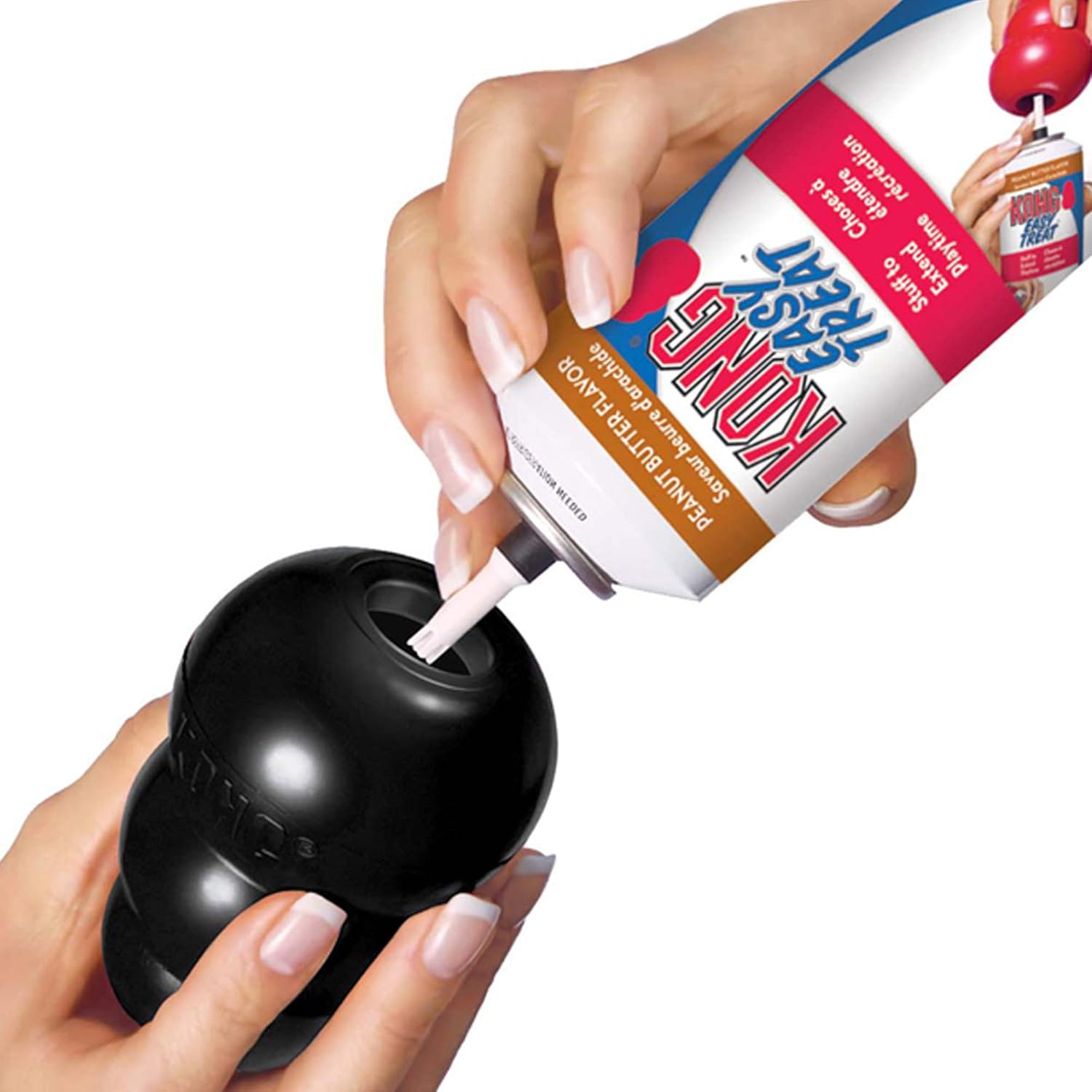 Pet Supplies : Pet Chew Toys : KONG - Extreme Dog Toy - Toughest Natural Rubber, Black - Fun to Chew, Chase and Fetch - for Large Dogs : 