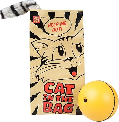 thing in a bag cat toy