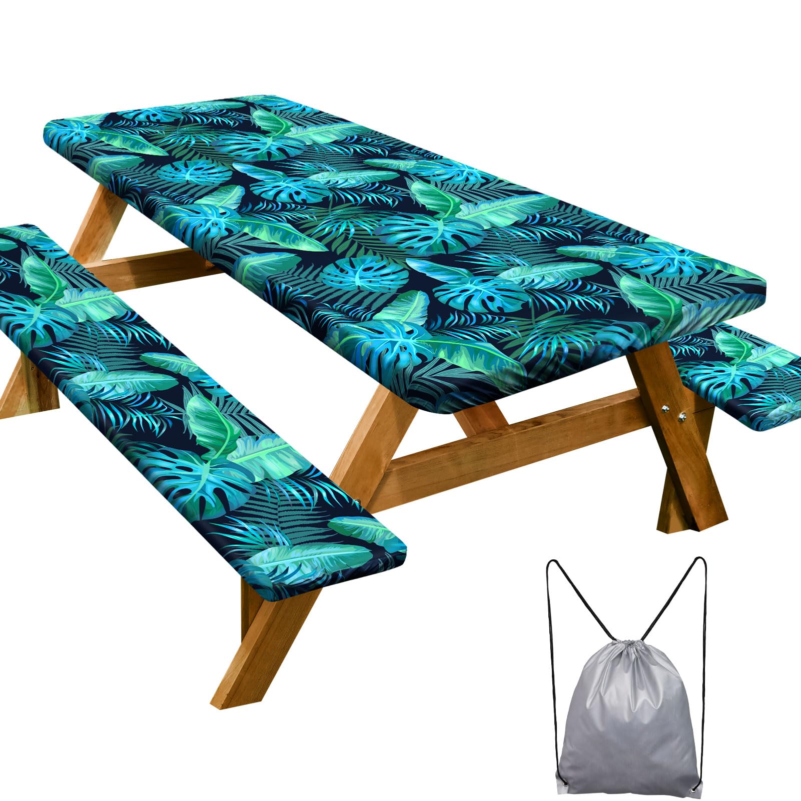 Picnic Table Cover with Bench Covers Camping