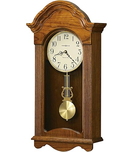 HOWARD MILLER 木製掛時計 Mid Century Walnut Arthur Umanoff Meridian Pendulum Wall