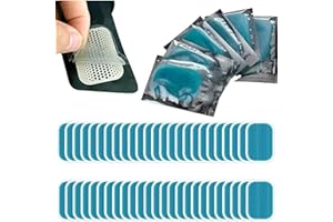 LELTLIMH 50 Pcs/25 Packs Gel Pads for ABS Stimulator Training Replacement Muscle Trainer Accessory for Ab Workout Toning Belt