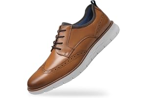 Cestfini Mens Dress Shoes Casual Oxford Shoes Dress Sneakers Comfortable Business Wingtip Brogue Office Shoes