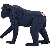MOJO Black Crested Macaque Toy Figure