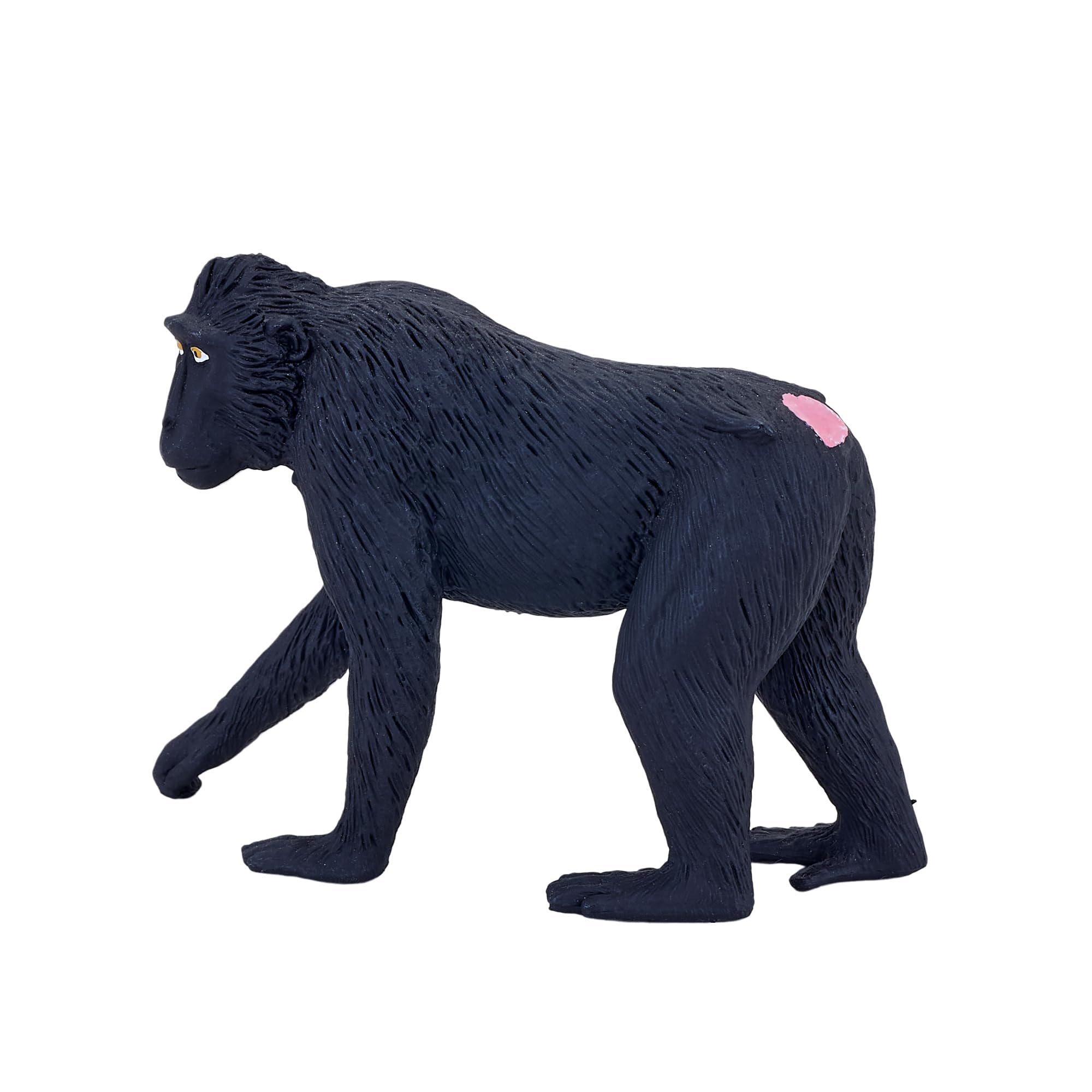MOJO – Black Crested Macaque | Hand-Painted Toy Figure | Wildlife Collection | True to Life & Highly Detailed | Designed in UK