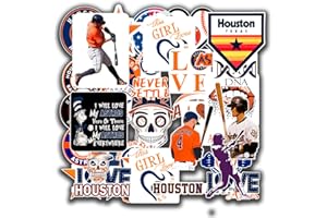 BESSER ASSOCIATES 26 PCS American Baseball Team Stickers for Water Bottle, Laptop, Bicycle, Computer, Motorcycle, Travel Case, Car Decal Decoration Sticker 2-2.5 inches