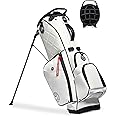 Ghost Golf Stand Bag - Lightweight Golf Bags for Men & Women, 14-Way Dividers with Premium Materials & Magnetic Pocket - Standing Golf Bag Holds 14 Golf Clubs