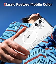 FNTCASE for iPhone 17 Case Clear: Magnetic