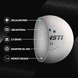 SPINSTI 40+mm 3 Star ABS Table Tennis Balls Set of 12 White Indoor Ping Pong view 3