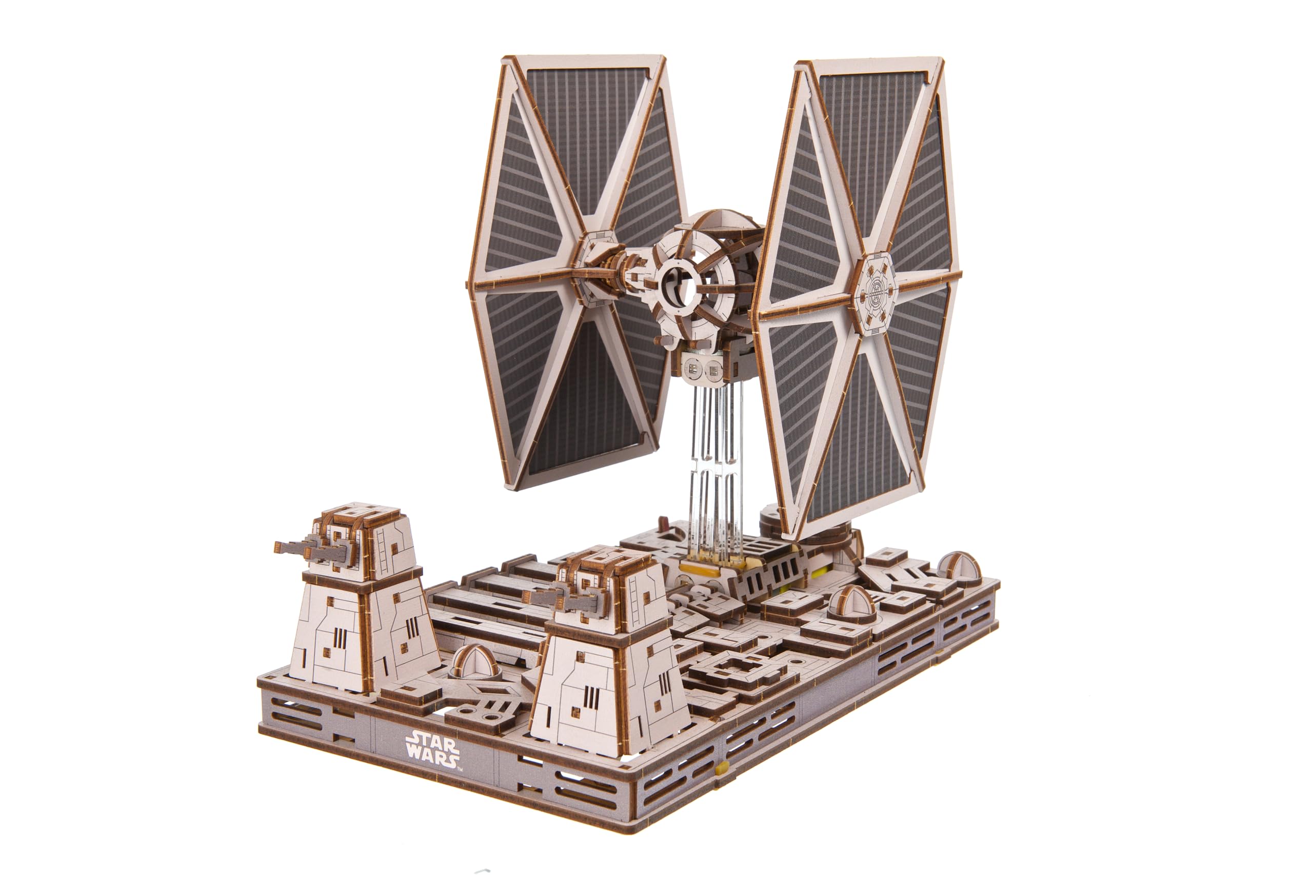 Photo 1 of ***FACTORY SEALED*** UGEARS Star Wars™ TIE Fighter™ 3D Wooden Puzzles for Adults – Mechanical Wooden Models for Adults to Build, Star Wars Model Kit, Wood 3D Puzzle Building Kits, Hobby Brain Teaser