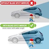 Spurtar Blind Spot Mirrors 2 Pack Round 50mm 360° Adjustable view 8