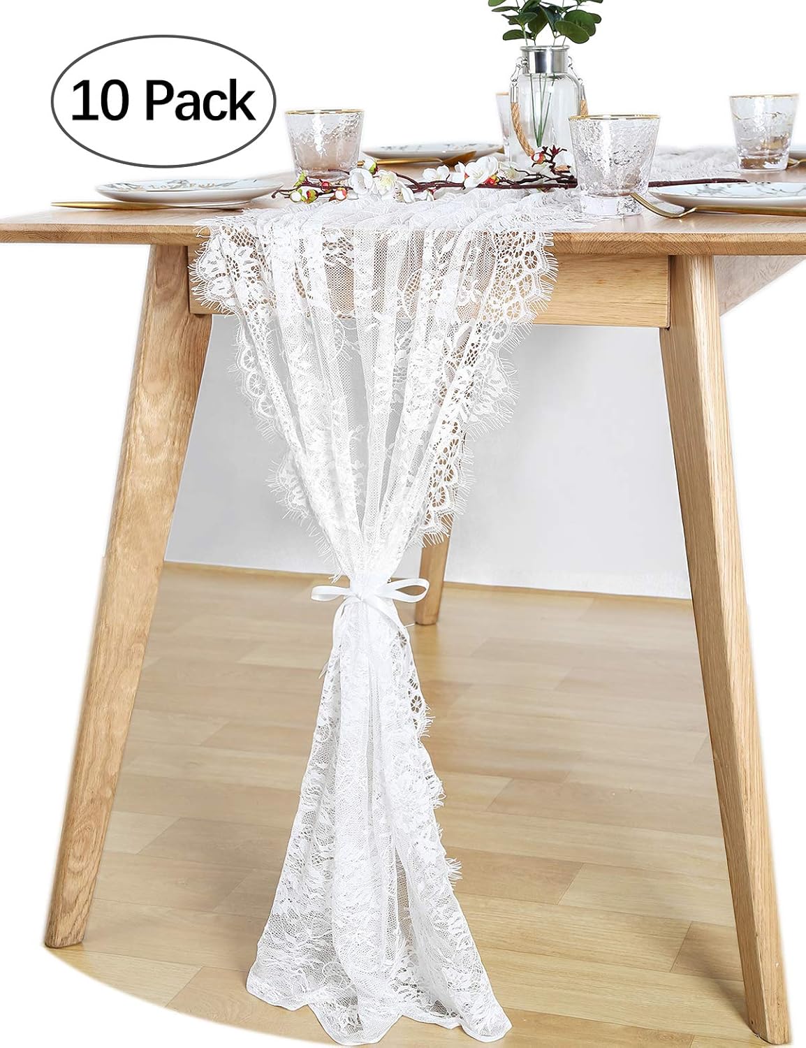 Best burlap lace table runner 12 x 120