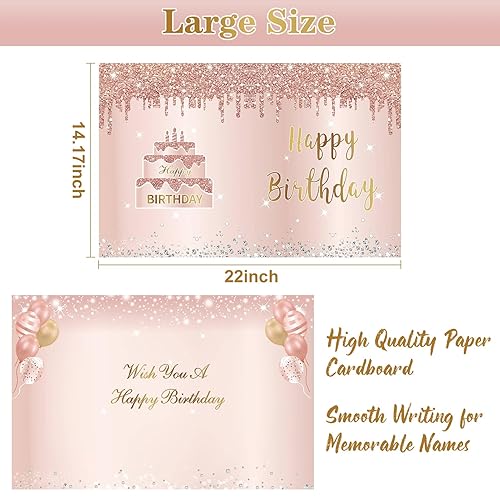 Large Birthday Card With Envelope, Giant Guest Book Happy...