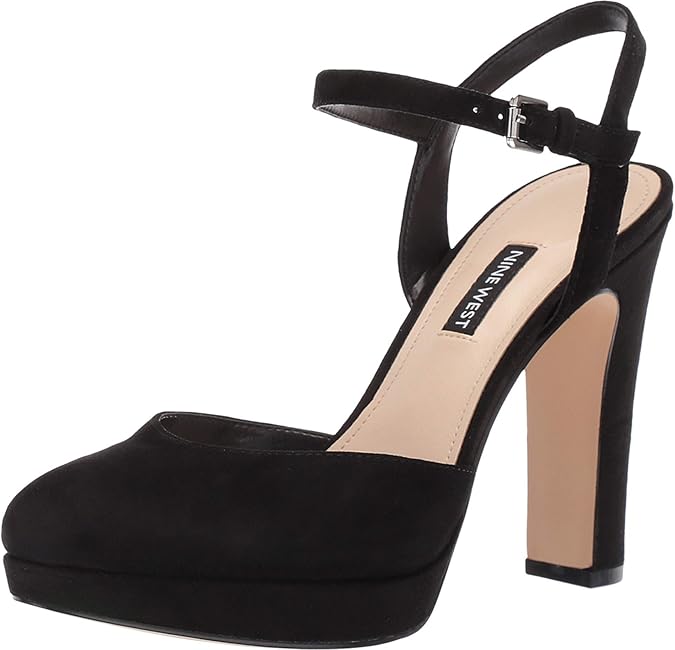 nine west platform peep toe pumps