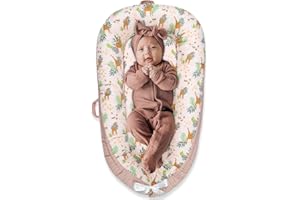 JOCUTE Baby Lounger,Cheaply Cosleep, Machine Washable Infant Nest Cover, Baby Lounger Pillow for Bassinet, Comfortable para Bebe Lounger, Ultra Baby Gifts