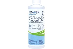 Kem-Tek KTK-50-0006 Pool and Spa 60-Percent Concentrated Algaecide, 1 Quart