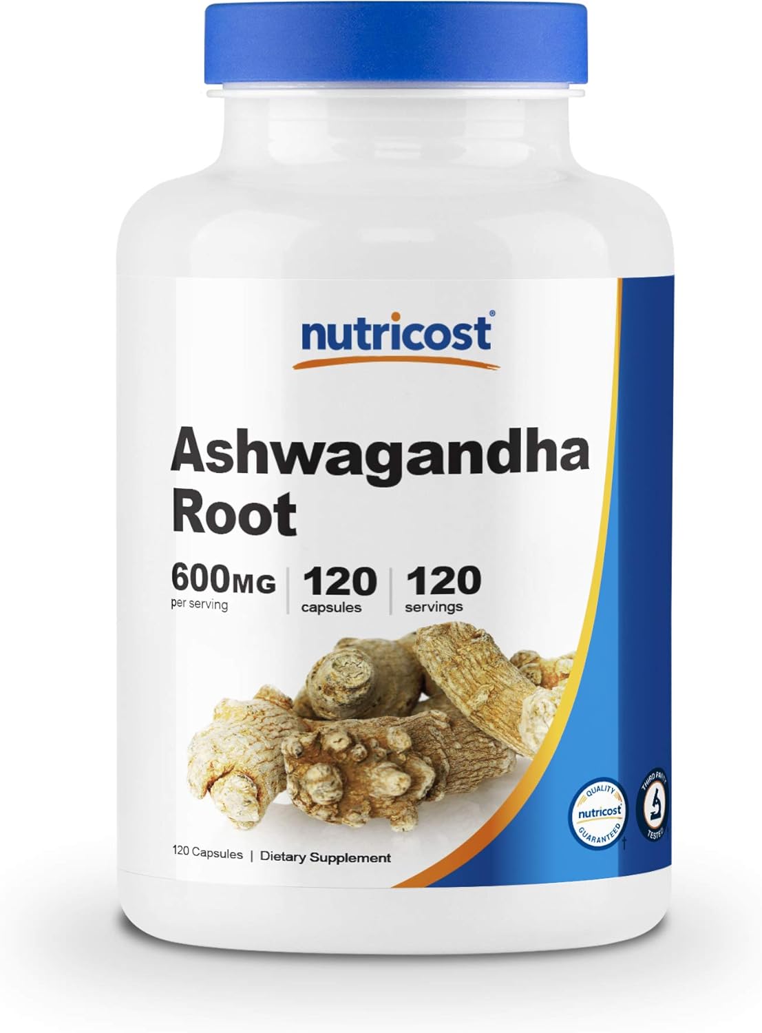 Nutricost Ashwagandha Herbal Supplement 600mg, 120 Capsules - High Quality Ashwagandha Root: Health & Personal Care