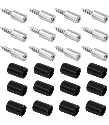 Amazon.com: Jamiikury 12pcs Screw in Shelf Pins with Anti-Slip