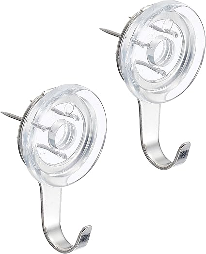 Amazon 大一鋼業 石膏ボード ベニヤ 木用フック スリーピンフック クリア 2個入 001 0515 1 釘フック