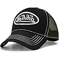 Von Dutch Unisex Trucker Hat - Curved Bill Mesh Back Retro Classic Adjustable Snapback Baseball Cap for Men and Women