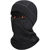 Balaclava Ski Mask for Men & Women, Modal Wool Blend Soft Windproof Face Mask Thermal Winter Full Face Cover for Cold Weather