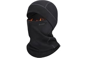 AOPREL Balaclava Ski Mask for Men & Women, Modal Wool Blend Soft Windproof Face Mask Thermal Winter Full Face Cover for Cold Weather