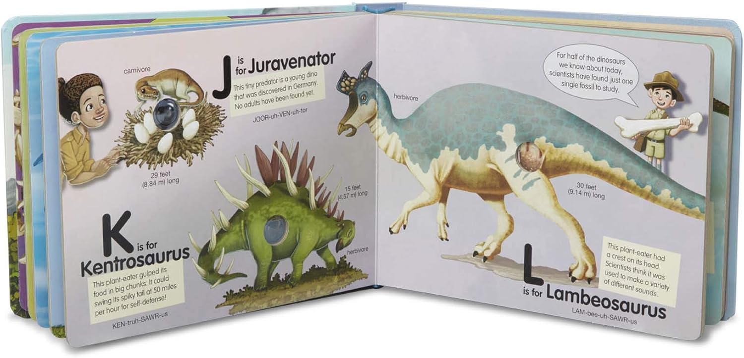 Melissa & Doug Poke-a-Dot – Dinosaurs A to Z: Bockol, Leslie: Toys & Games
