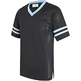 dolessismore Plain Men's Football Jerseys for Unisex V-Neck Fitness T-Shirts Workout Outfits Casual Party Tops