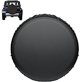 15 Inch Spare Tire Cover Wheel Cover Cars Tire Leather Covers Waterproof PVC Leather Wheel Protectors For Jeep Trailer Motorhome Boat Camper Van SUV, Diameter (27"-28