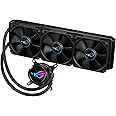 ASUS ROG Strix LC III 360 All-in-one CPU Liquid Cooler with 360° rotatable Water Block, Asetek’s New Gen7 v2 Pump, Premium ROG Fans, and 10+ Custom Aura Lighting Effects