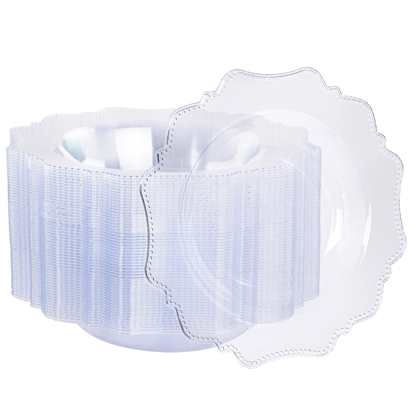 Photo 1 of COLOSUS 60 Clear Plastic Bowls, 12 oz Disposable Soup Bowls, Premium Plastic Dessert Bowl,Heavy-duty Salad Bowl for Party, Wedding, Dinner, Christmas, Thanksgiving, and Catering