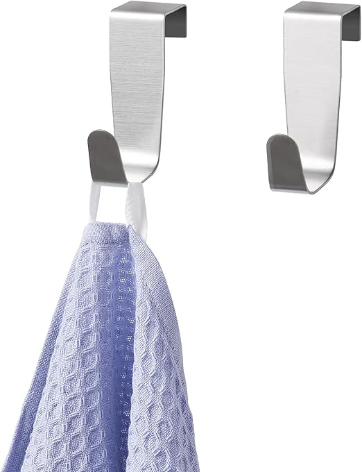 Amazon Com Youcopia Over The Cabinet Door Single Hooks Set Of 2