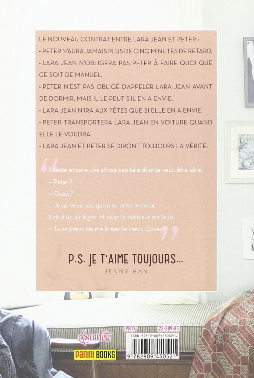 Ps Je Taime Toujours Jenny Han 9782809450521 Amazon - 