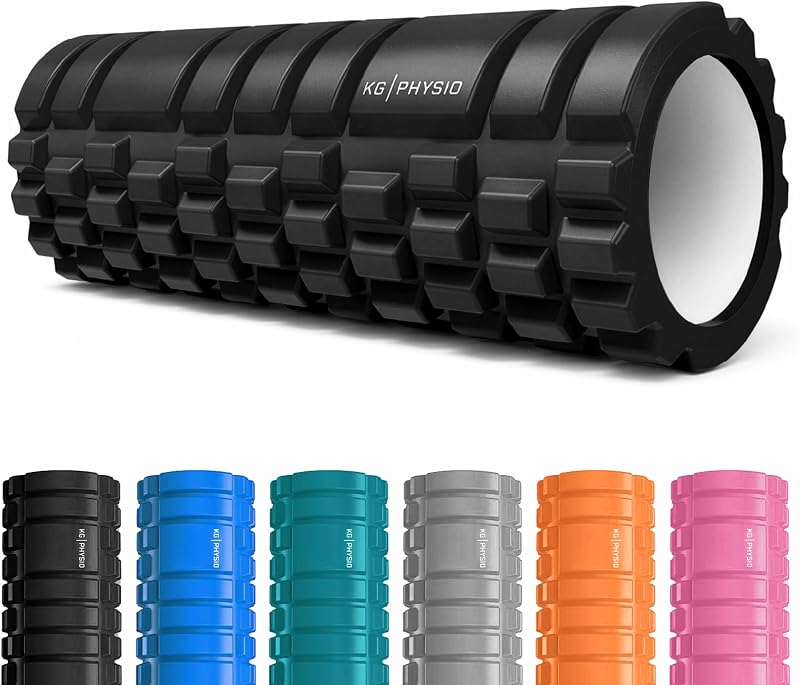 KG Physio Foam Roller 13 x 5 in Ultra Lightweight EVA Massage Roller