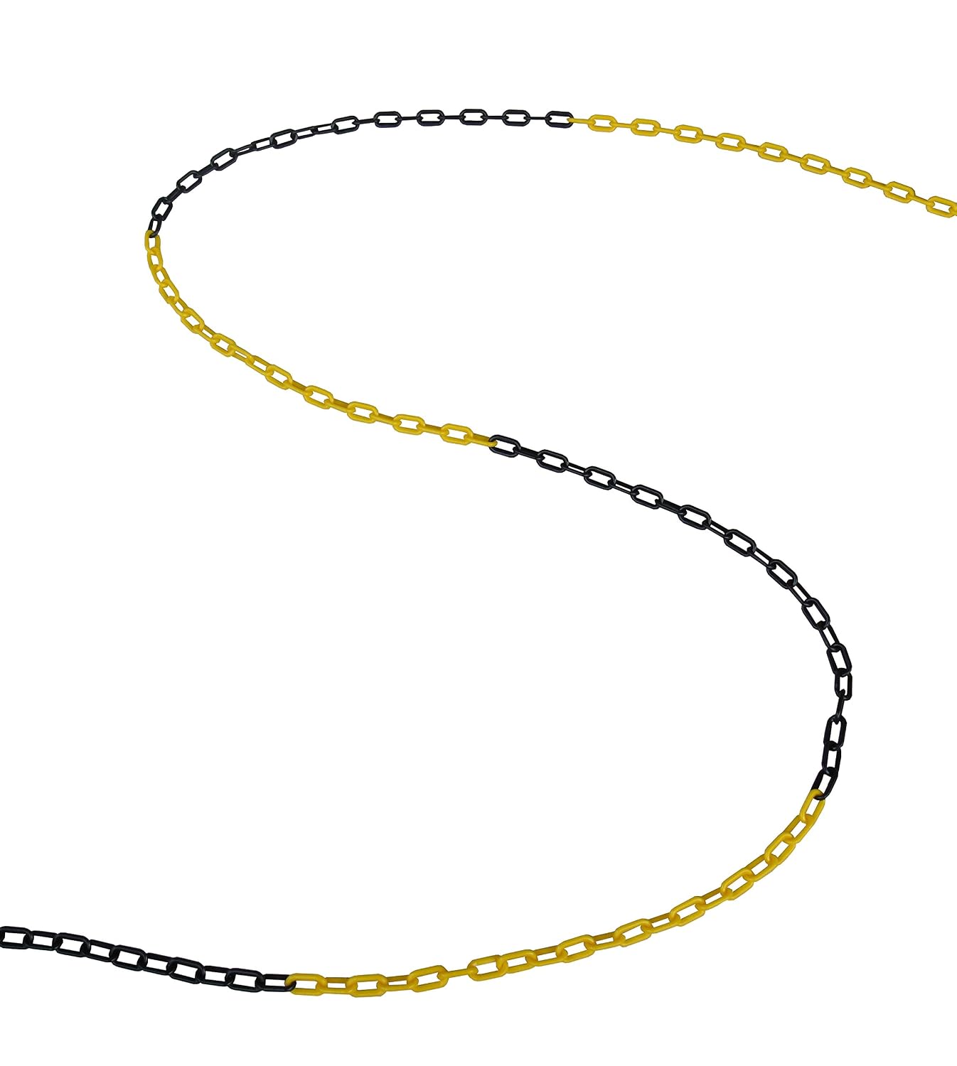 SNS SAFETY LTD Black and Yellow Plastic Chain 6mm 50.0 Meters (164 feet), Black, Yellow - Image 5