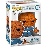 Funko Pop! Marvel: The Fantastic Four: First Steps - The Thing - Fantastic Four (2025) - Collectable Vinyl Figure - Gift Idea - Official Merchandise - Toys for Kids & Adults - Movies Fans