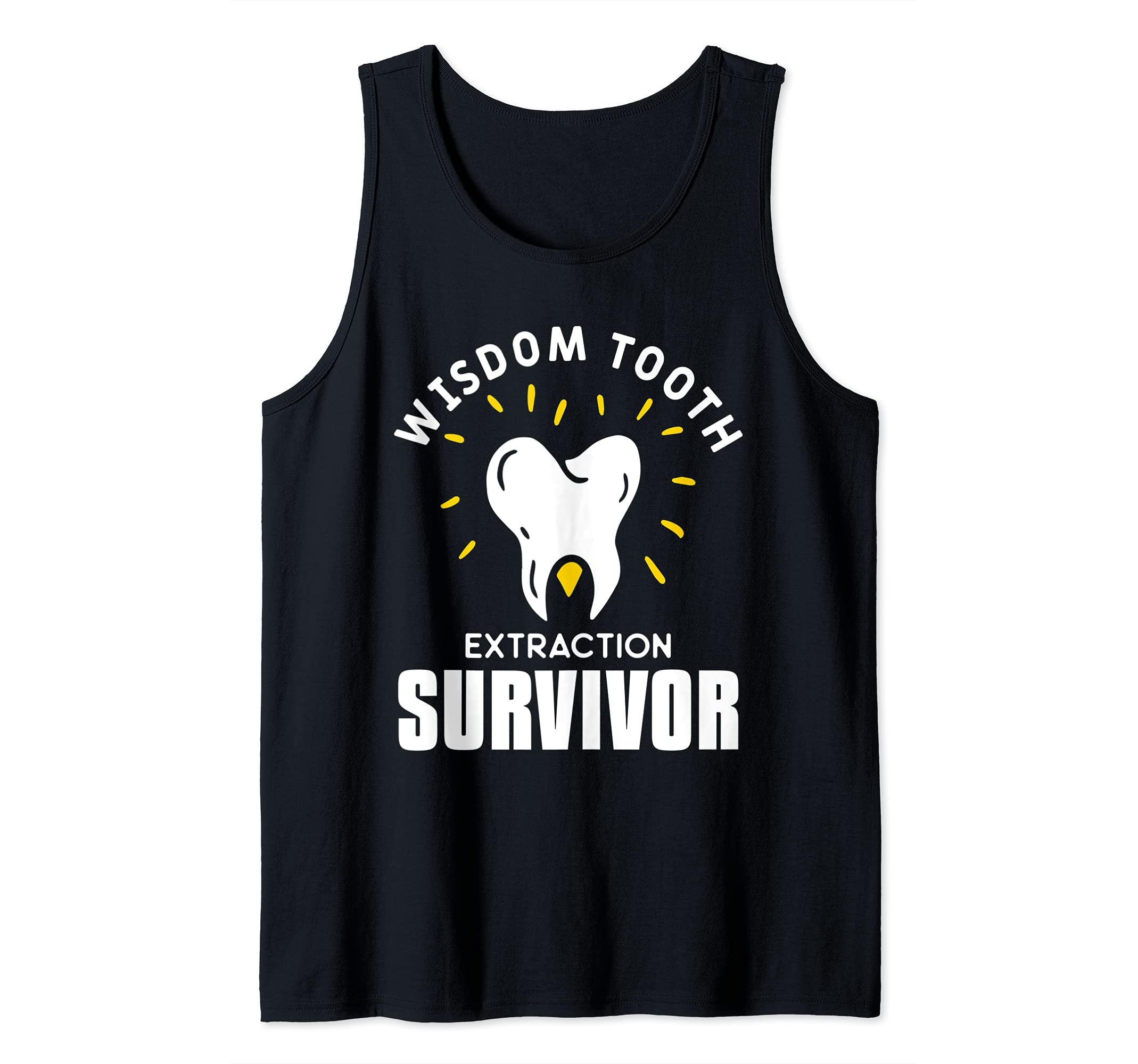 Wisdom Tooth Extraction Survivor Funny Dentist Dentistry Tank Top