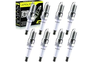 APDLFSC Iridium Spark Plugs 8 Pack 7164 TR55IX Compatible with Ford F-150/Expedition/Explorer/Mustang, Chevrolet C1500/Silverado/Express 1500, Lincoln Town Car, GMC Sierra Cadillac DeVille etc. V8 models
