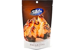 TIDBITS SNACKS TO GO Tidbits Gluten Free Macaroon 3 Pack (3.75 oz) (chocolate drizzled macaroon)