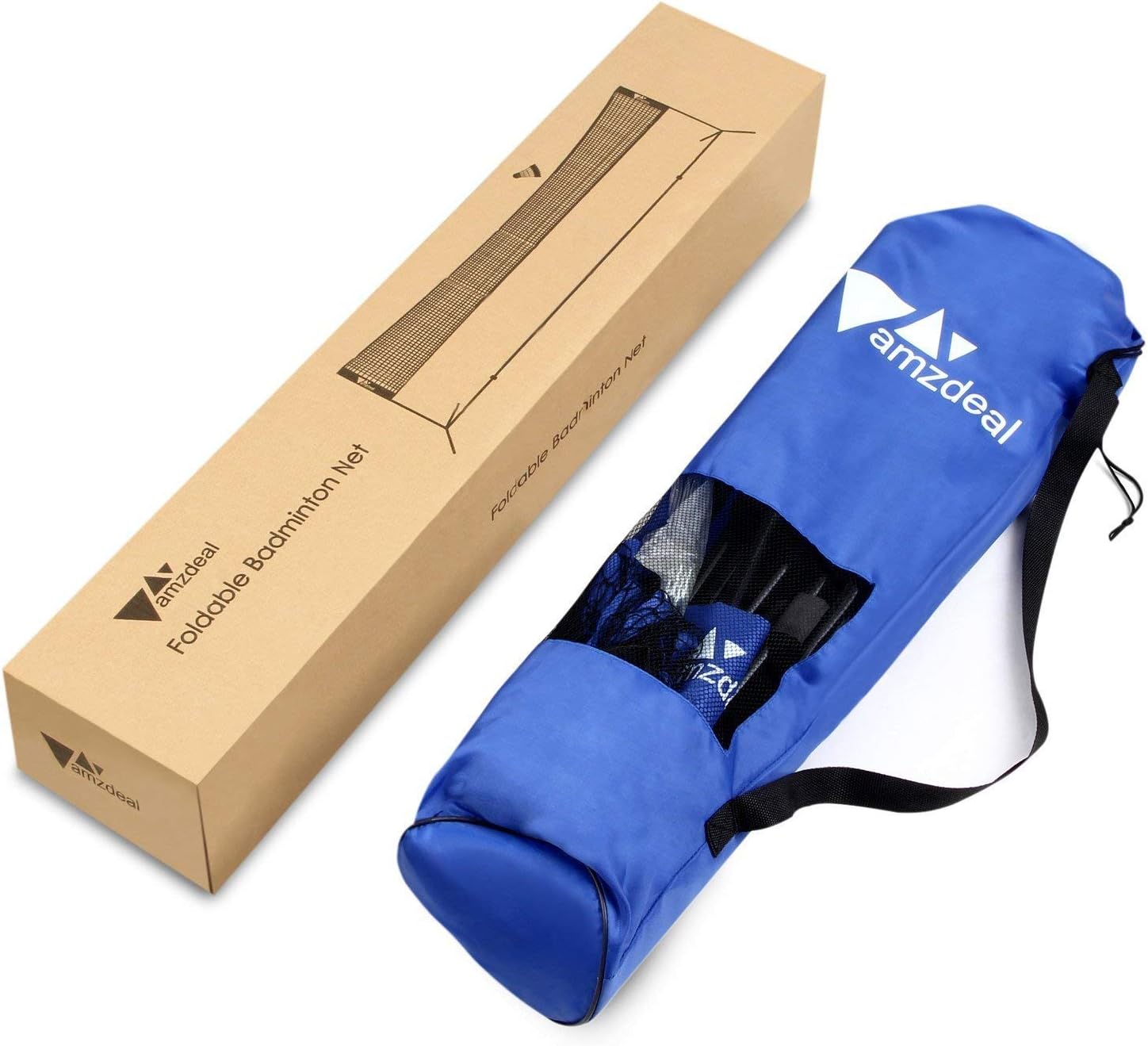 amzdeal Badminton Net Portable Net for Kids Volleyball, Tennis, Adjustable Height, Easy Setup Badminton Net with Carry Bag, for Outdoor/Indoor Court, Backyard, Beach : Sports & Outdoors