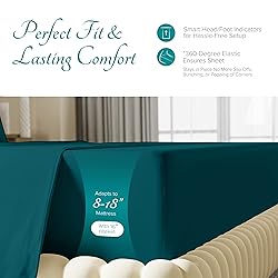 Carressa Linen 100% Cotton Cal King Size Fitted