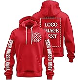 Custom Hoodies for Men Women,Customized Hoodie Personalized Sweatshirts Unisex With Logo Text Photo Gifts