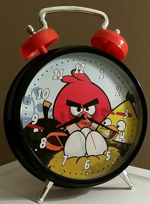 Angry Birds 12 Inch Jumbo Twin Bell Alarm Clock Amazon Ca Home Kitchen