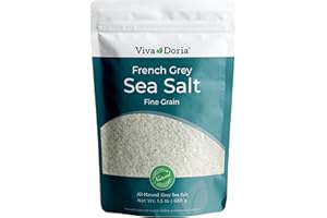 Viva Doria Sel Gris French Light Grey Sea Salt, 680 Grams (1.5 lb)