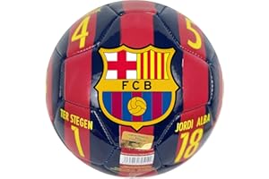 UNIFAN Barcelona Mini Ball Size 2, Licensed Barcelona Soccer Ball #2