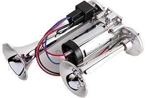 Viking Horns | Loud 12 Volt Dual Trumpet Air Horn | Perfect for Car, Truck, SUV, Boat | V618K