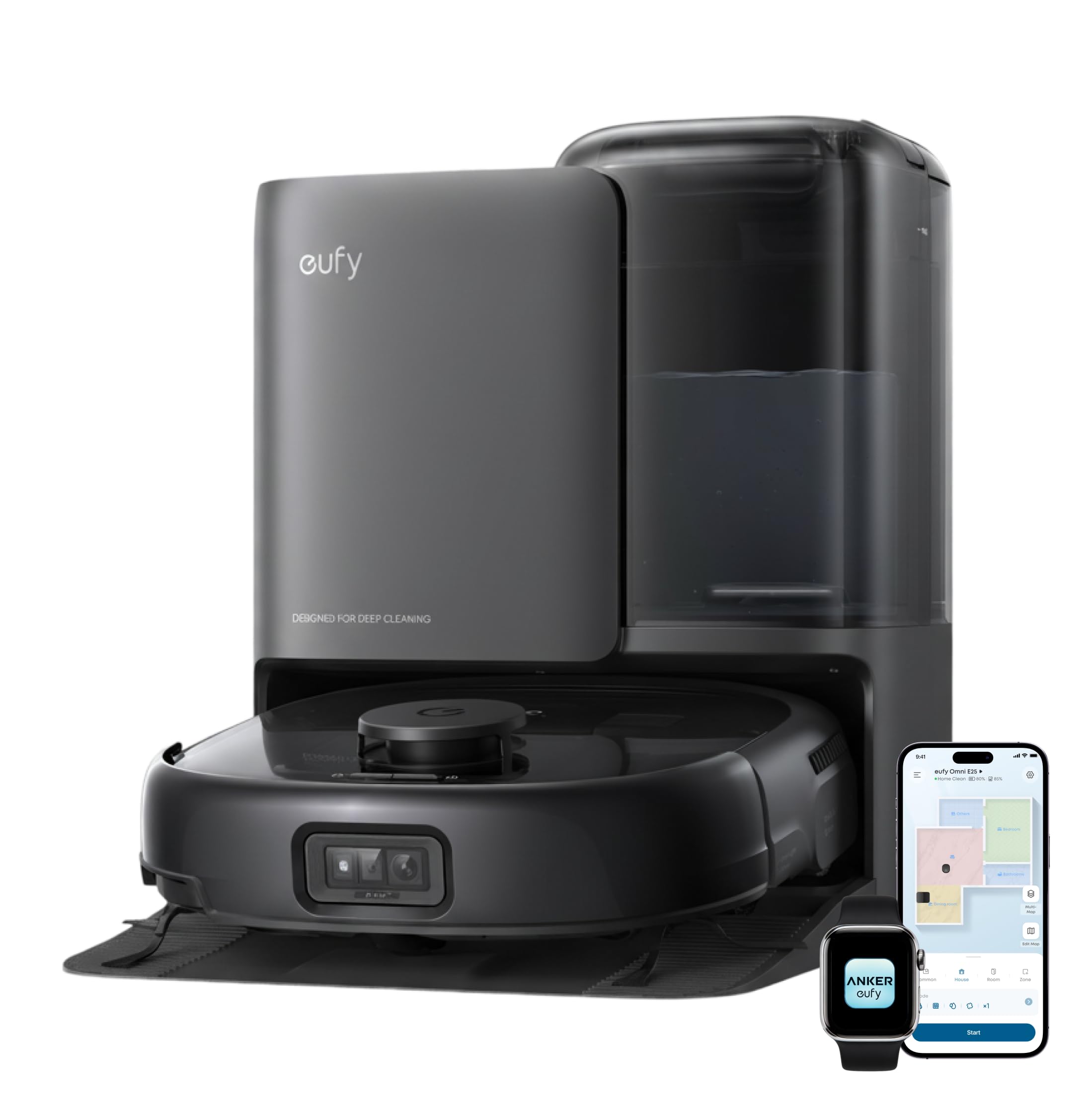 eufy E25 Omni, Robot Vacuum Cl...