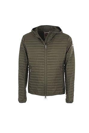 COLMAR Herren Daunenjacke mit Kapuze Grün Polyester Daunenjacke