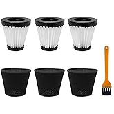 S SMILEFIL 3 Pack Handheld Vacuum Cleaner Filter Compatible with Dirt Devil Scorpion Handheld Vacuum Cleaner Style F117, Comp